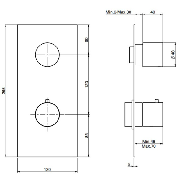 смеситель для душа fima carlo frattini spillo steel f3089x1inox