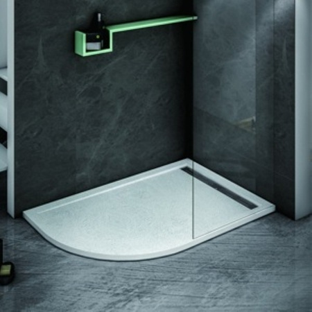 душевой поддон из искусственного камня cezares tray as 120x90 r tray-as-rh-120/90-550-30-w-r белый