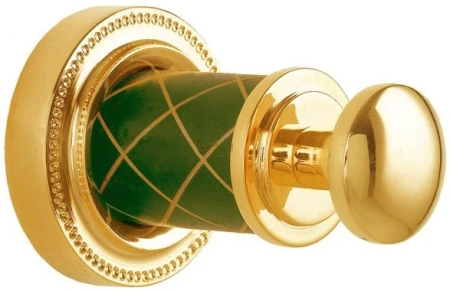 стакан для зубных щеток boheme murano 10904-w-g золото