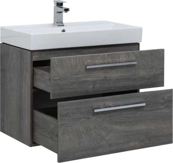 тумба под раковину aquanet nova 75 дуб рошелье, 00242260