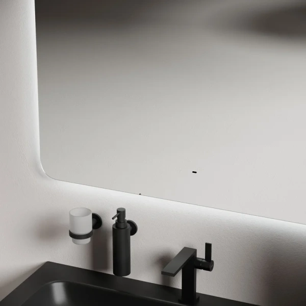 зеркало для ванной комнаты sancos ray 1000х800 c подсветкой, ra1000