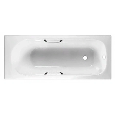 Чугунная ванна Byon B13 V0000226 170x70 см, с ручками, с антискользящим покрытием