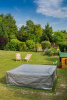 pistoche wooden pool, 2x2, dark blue бассейн плавательный с деревянной отделкой бортов