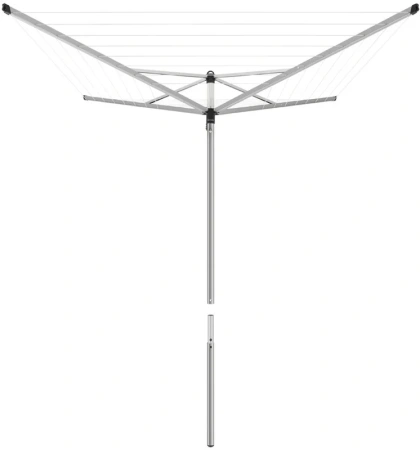 сушилка для белья brabantia topspinner 146909 серый металлик