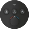 термостат для ванны grohe grohtherm smartcontrol 29508kf0 встраиваемый, черный матовый