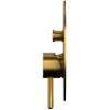 душевая система whitecross y brushed gold yset05topglb брашированное золото