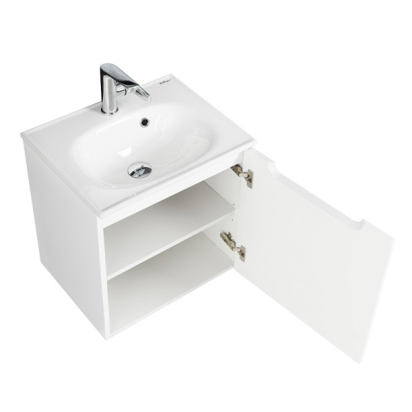 раковина накладная belbagno bb1923-500 белая