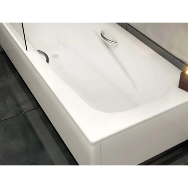 ванна стальная blb universal hg b75h handles 170x75 см, с отверстиями под ручки, белый
