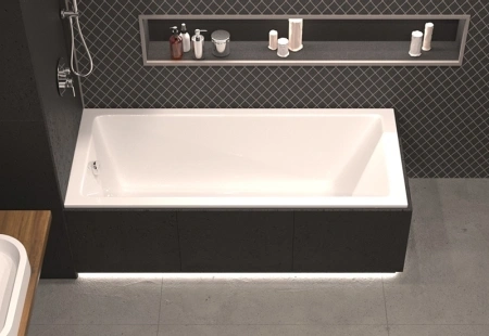 акриловая ванна whitecross wave slim 160x80 0111.160080.100 без гидромассажа