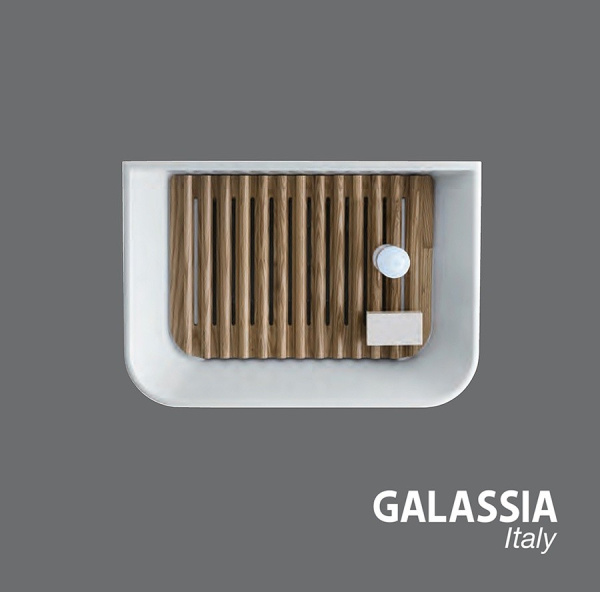 раковина подвесная galassia meg11 65 см, 5403