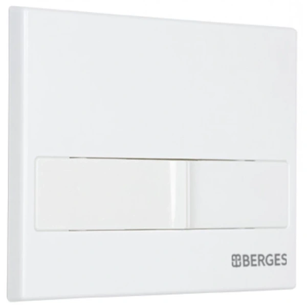 клавиша смыва berges novum l1 040011 белая