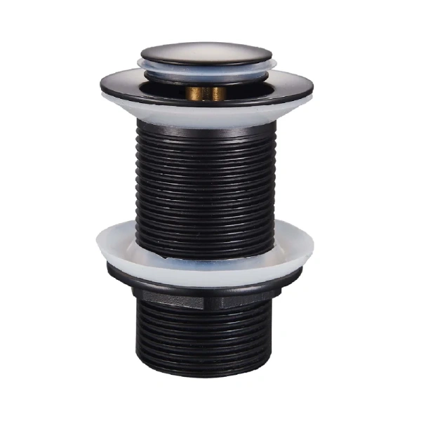 Донный клапан Raglo R600 R600.04.06 для раковины, без перелива, черный