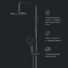 душевая система am.pm x-joy f0785a422 с термостатом, черный матовый