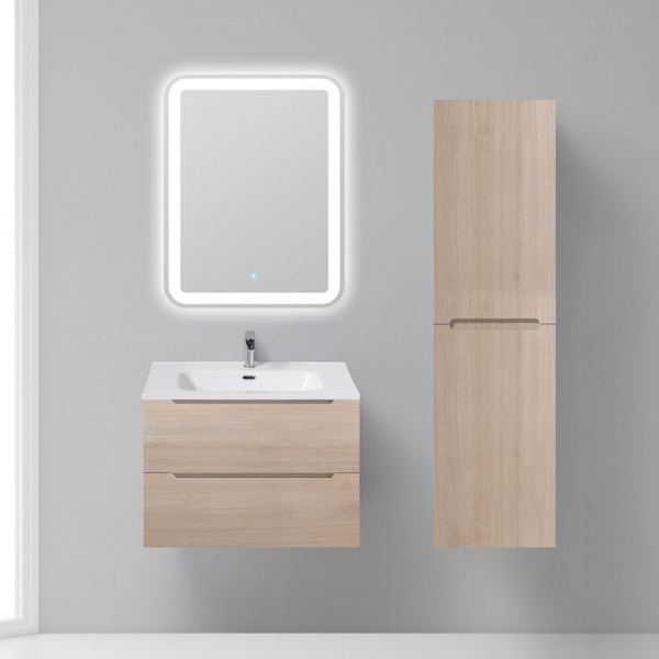 тумба под раковину belbagno etna 70 etna-700-2c-so-rg-p подвесная rovere grigio