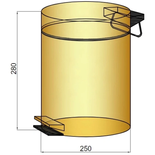 Мусорное ведро Boheme Imperiale 10426