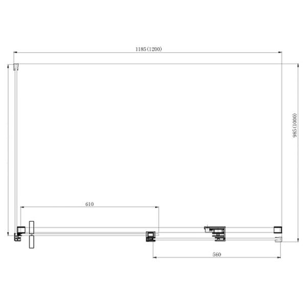 душевой уголок azario vancouver 120×100 az-nkf1131l 1000 профиль серебро стекло прозрачное