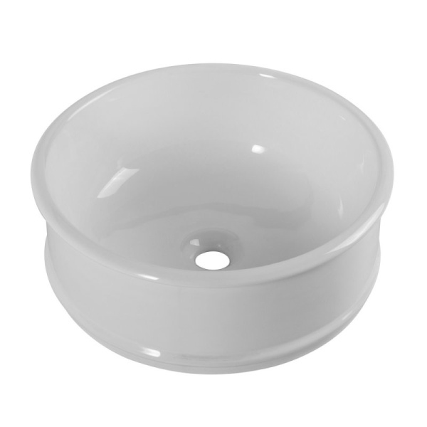 раковина накладная belbagno 45 bb1383, белая