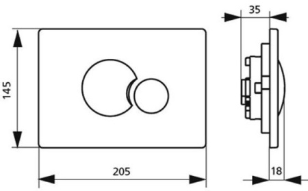 кнопка для инсталляции sanit s706 16.706.88..0000gold цвет золото