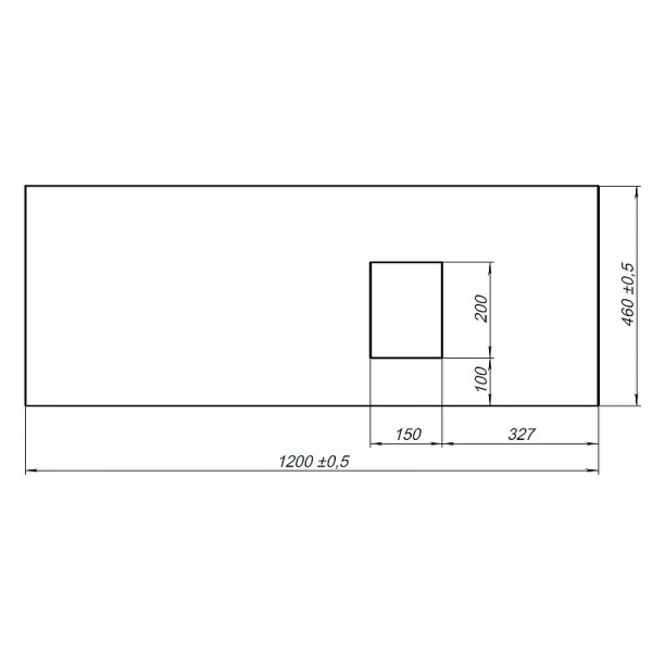 столешница под раковину allen brau infinity 120 r 1.21014.g-s серый структ