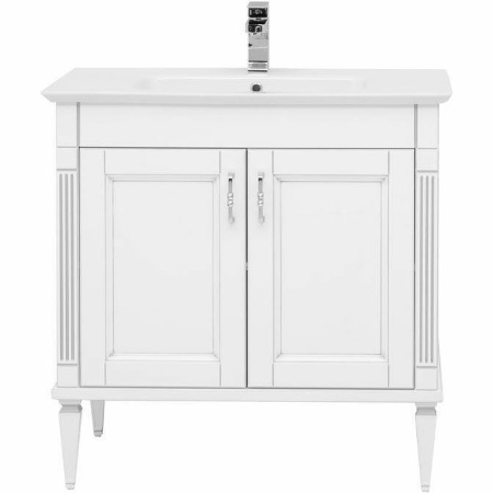 раковина полувстраиваемая aquanet sanovit sharp 70 14070-kl 00202445 белая