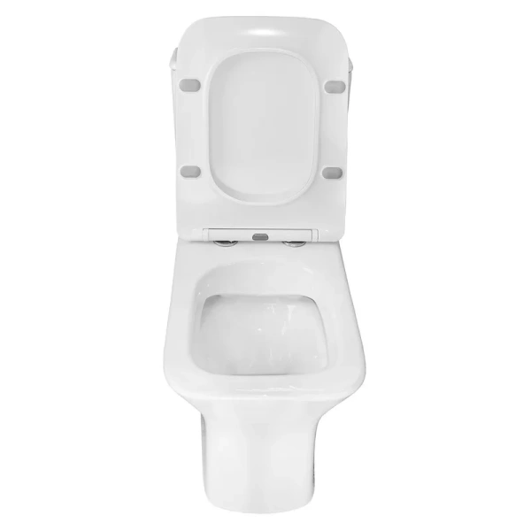 унитаз компакт azario fretta square n az-1038a n напольный, безободковый, с бачком и сиденьем микролифт, 65х34х77 см, белый