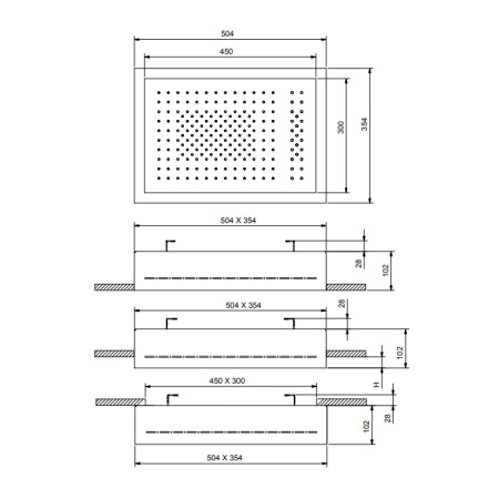 верхний душ 35х35см fantini acquafit 79 p6 k022 цвет matt british gold pvd