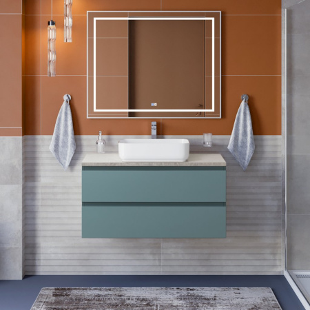 Столешница под раковину BelBagno KEP-90-BO-W0 Bianco Opaco