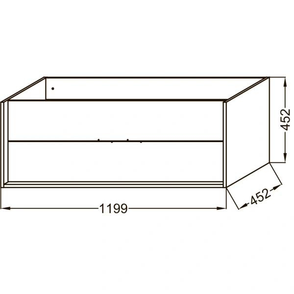 тумба белый/эвкалипт матовый 119,9 см jacob delafon vivienne eb1586-n18-m87
