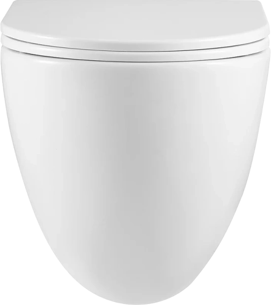 комплект lemark glazer 100803429, безободковый, с микролифтом, кнопка смыва матовый хром