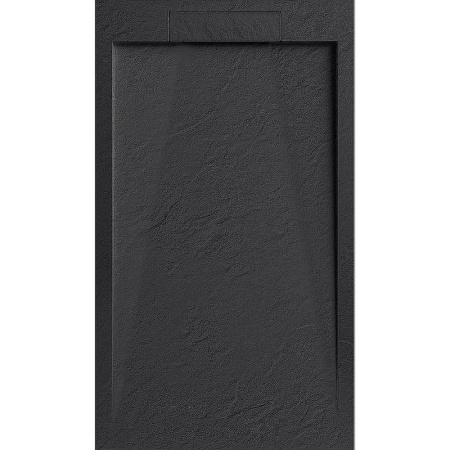 Душевой поддон из искусственного камня Esbano Luxe ESP-LX108B 100×80 ESPLX 108B черный матовый