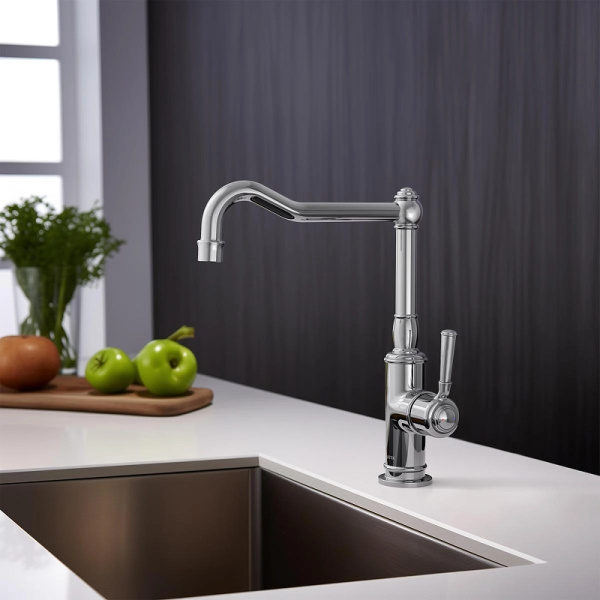 смеситель для кухни aquatek классик aq1580cr хром