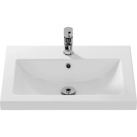 Раковина полувстраиваемая Cersanit Como S-UM-COM60/1-w 60х45 см, белая