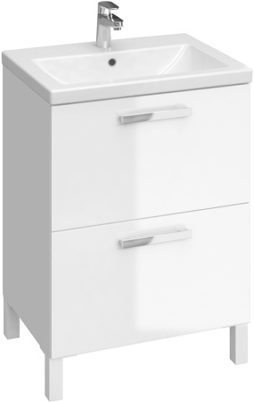 тумба под раковину cersanit melar como 60 b-su-mel-cm60 подвесная белая