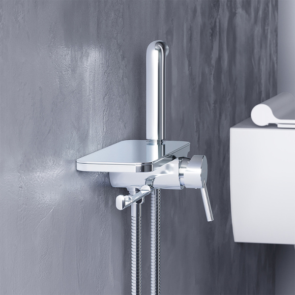 гигиенический душ со смесителем damixa jupiter 773500001 хром