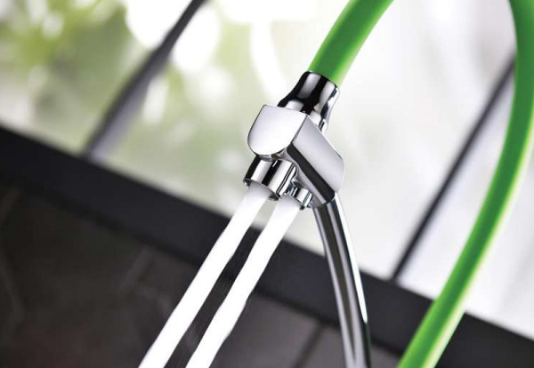 смеситель для кухни lemark comfort lm3070c-green хром зеленый
