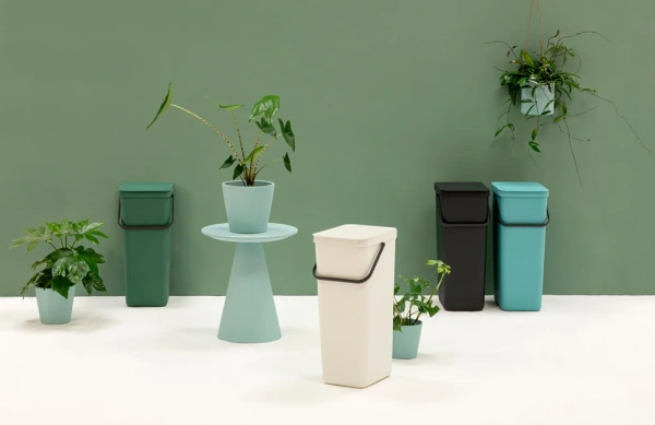 Мусорное ведро Brabantia Sort&Go 251085 40 л, мятное