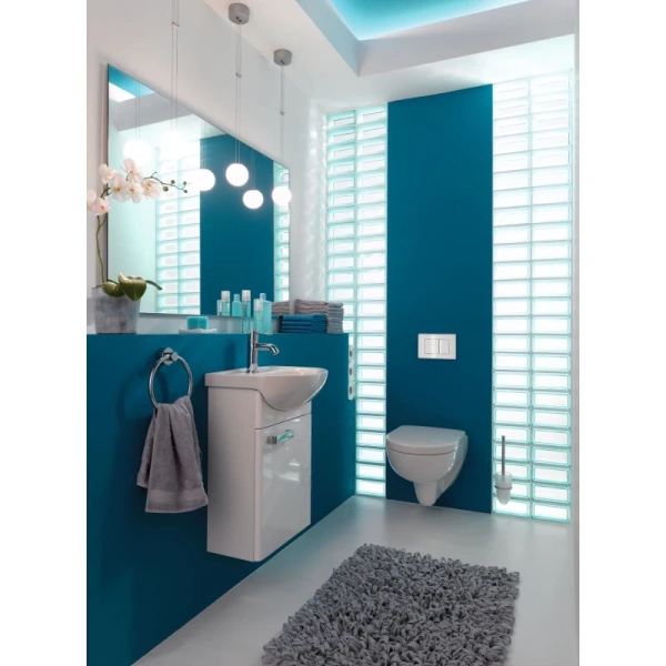 унитаз подвесной geberit renova 203050000 безободковый, цвет белый