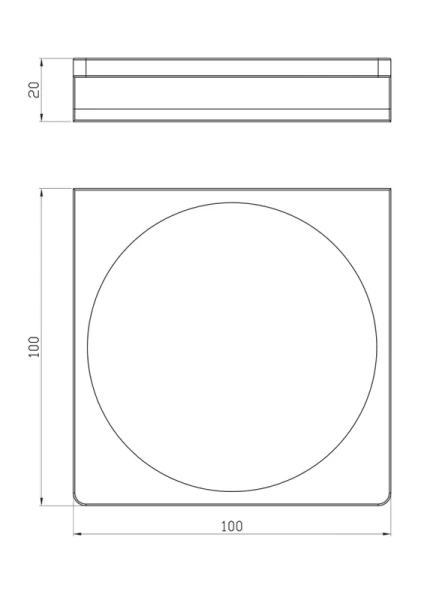 Мыльница Wonzon & Woghand WW-9124-CR хром