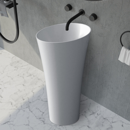 раковина напольная 50x50 см abber stein as2509