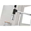 смеситель для кухни с подключением к фильтру paulmark gravity gr213188-cr, хром/ черный