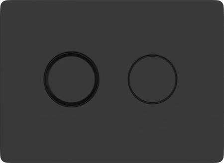 Кнопка для инсталляции Cersanit Accento Circle 63839 цвет черная матовая