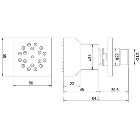 боковая форсунка aquatek aq2098cr хром