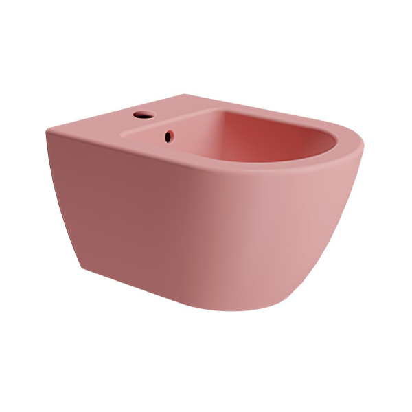 биде подвесное gsi pura 8864124 цвет blush opaco