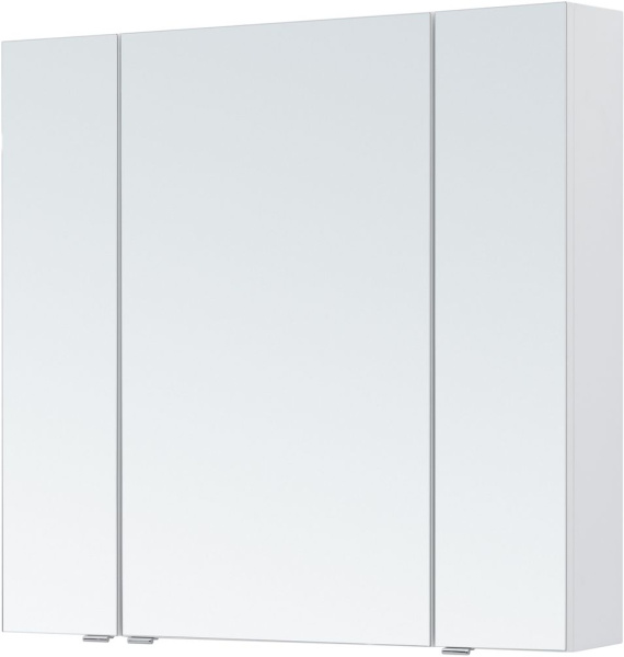 зеркальный шкаф aquanet алвита new 00303897 90 белый матовый