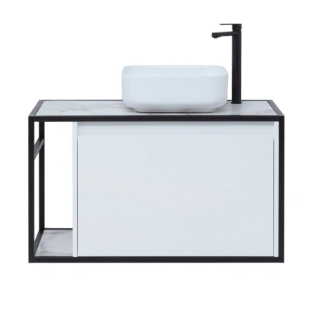 тумба под раковину aquanet nova lite loft 90 r белый, 00261651