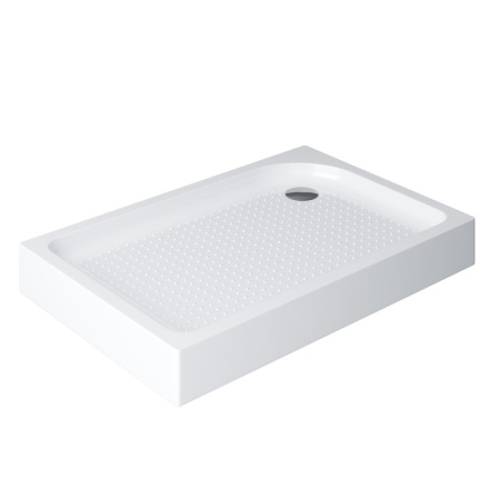 душевой поддон 100×80 см belbagno tray tray-bb-ah-100/80-15-w-l с антискользящим покрытием, белый