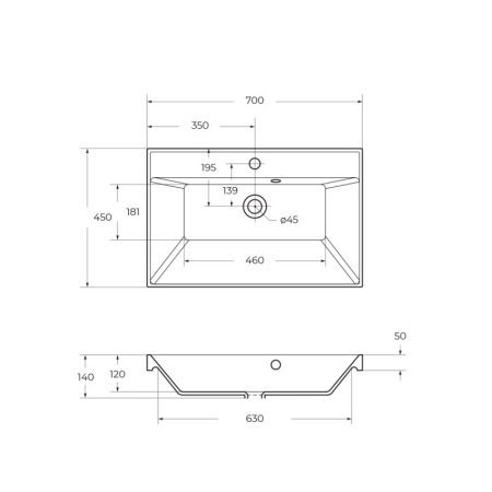 тумба под раковину belbagno marino 70 marino-h60-700-2c-so-bl-p подвесная bianco lucido