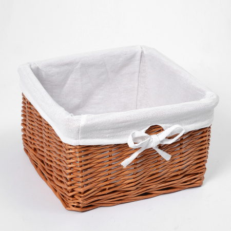 корзина для аксессуаров wasserkraft dinkel wb-580-l цвет светло-коричневая