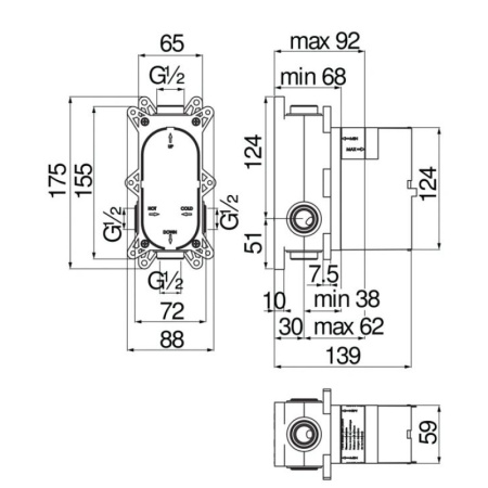 внутренняя часть nobili rubinetterie we81100