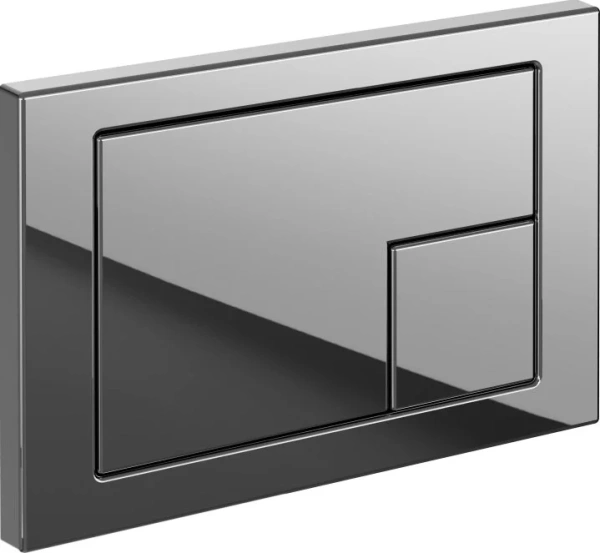 кнопка смыва для инсталляции cersanit corner 64108 пластик, цвет глянцевый хром